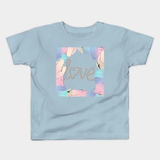 Love in pastel colors Kids T-Shirt